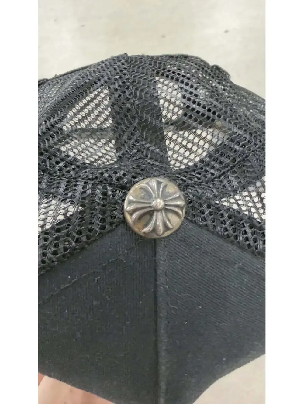 Chrome Hearts Printed Cross Trucker Hat 'Black'